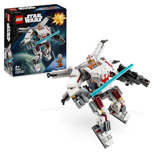 LEGO Star Wars Le Robot X-Wing de Luke Skywalker - Jouet à Collectionner pour Enfants - Jeu de Construction et d'Aventures - Cadeau Créatif pour Garçons et Filles de 6 Ans et Plus 75390