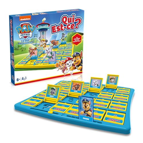 Winning Moves Qui Est-ce Pat'patrouille - Qui Est Ce Jeux de Societe - Jeux pour Enfants 6+ - Jeu de Plateau Pat'patrouille - Jeux de Société Famille