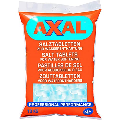 Axal Pastilles De Sel pour Adoucisseur d’Eau N°1 des Ventes 10Kg (Lot de 2)