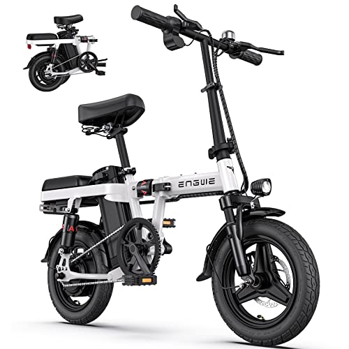 ENGWE Draisienne Electrique Adulte Velo Electrique Vélo Électrique avec Batterie Amovible 48V 10Ah, Vélos Électriques 14 Pouces, Velo Electrique Pliable 25km/h, Jusqu'à 50km T14