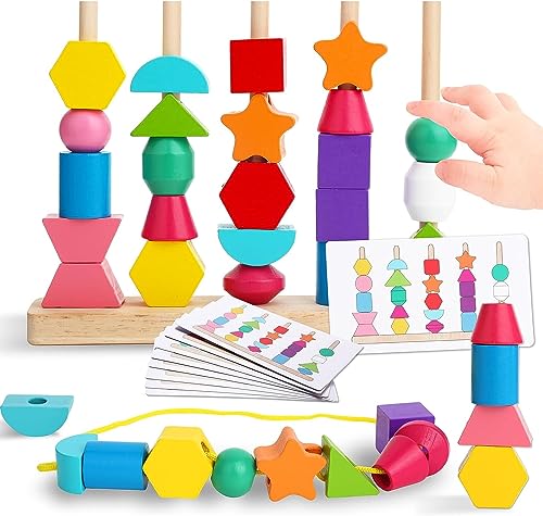 Royouzi Montessori Jouet à Partir de 2, 3, 4, 5 Ans, Jouet en Bois, Jeu de Tri, GarçOn et Fille, Jouet Motrice éDucatif, Cadeau