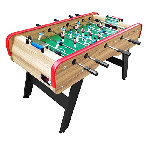 Happy Garden - Babyfoot 140cm avec 4 balles incluses, Table Soccer de 2 à 4 Joueurs, Table de Baby-Foot