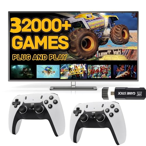 Retro Game Console de Jeux rétro Console de Jeux rétro HDMI 4K Connectable à TV avec 33 254 Jeux Console de Jeux rétro Arcade Ensemble de Console de Jeux .Timits