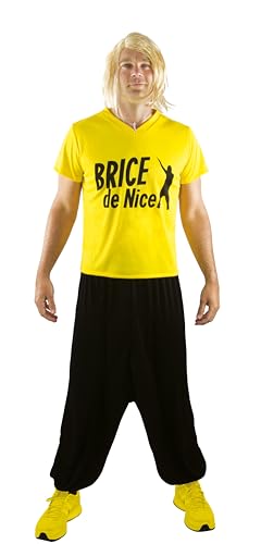 P'tit Clown- Costume Adulte Brice de Nice, 84101, Noir, L/XL