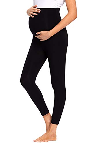 JMITHA Legging Grossesse Maternité, Pantalon de Grossesse Femme Leggings Longs de Grossesse en Coton, été Legging Vêtements Grossesse Sports et Loisirs