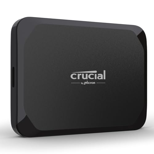 Crucial X9 1To Disque SSD Externe Portable, Jusqu’à 1050Mo/s, Compatible avec PC, Mac, PlayStation et Xbox, USB-C 3.2 - CT1000X9SSD902