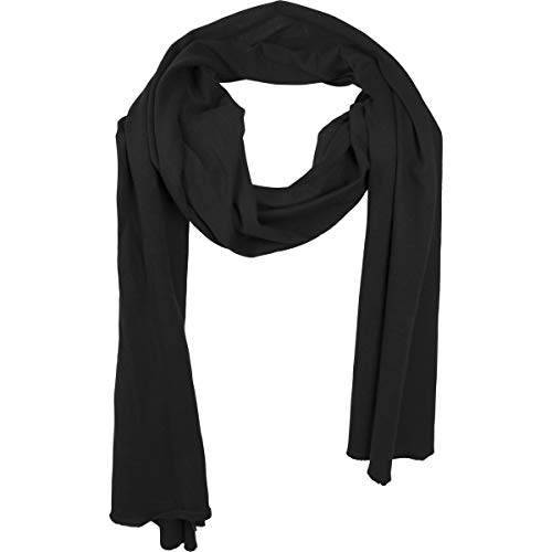 Build Your Brand Jersey Scarf Echarpe, Black, Taille Unique Unisexe Adulte