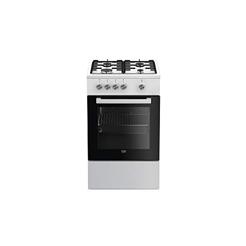 Beko fsg52000dwc – Cuisine (Autonome, Blanc, Rotatif, Avant, Gaz, Avant Moyenne