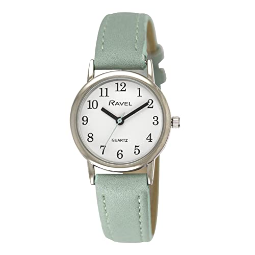 Ravel - Montre de Tous Les Jours aux Couleurs Pastel pour Femmes (boîtier 36 mm) - Quartz Analogique - R0137.11.1 - Vert