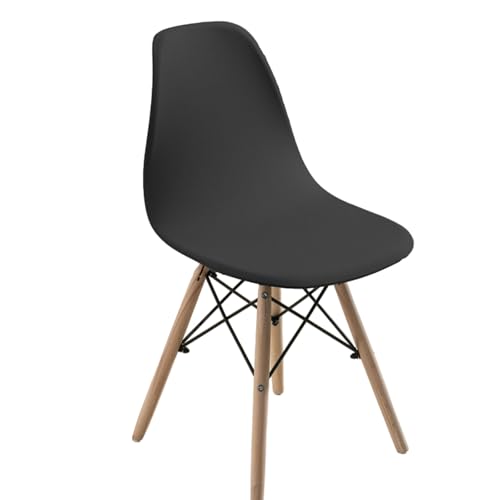 Psdndeww Housse Chaises Extensibles de Couleur Unie en Soie de Lait, faciles à Nettoyer, Anti-poussière, Amovibles et lavables