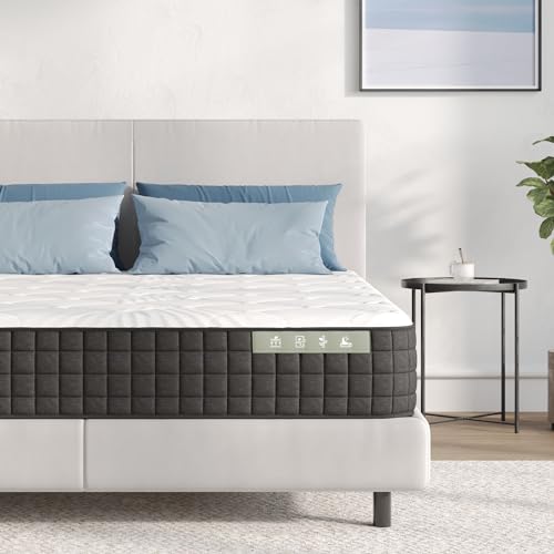 Avenco Matelas 90x190, 20CM,Matelas en Mousse en Matériau Bambou, Certifié CertiPUR-US et Oeko-TEX, Absorbant et Respirant, Soutien au Confort, Tissu Doux pour La Peau, Amovible, Lavable