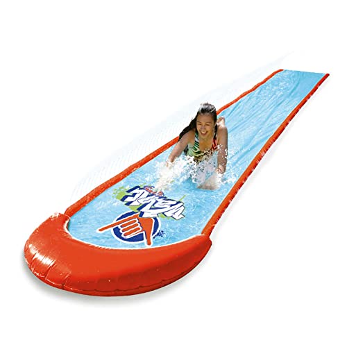 WAHU Super Slide Track - Toboggan à Eau pour Glissade de 7,5 mètres - Ventriglisse pour Toute la Famille - Tapis de Glisse Fun Estival - Jeux de Plein Air Rafraîchissants