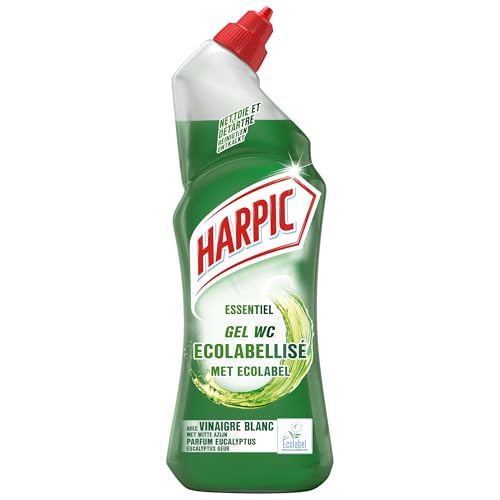 Harpic gel WC Ecologique au Vinaigre Blanc - Détartrant - Nettoyant WC 750 ml