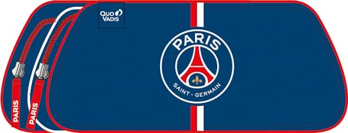 Quo Vadis - Trousse scolaire - Rectangle - PSG - Multicolore - 10x23x07 cm - Toile (polyester) - 2 compartiment(s)