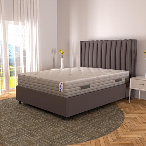 NIMBA LITERIE Dry&Soft Matelas en Mousse Forme, Matelas 140 x 190 x 27 cm, avec Tissu spécial pour éviter la Transpiration, Hauteur 27 cm, certifié Oeko-Tex, fabriqué Selon la dureté Allemande