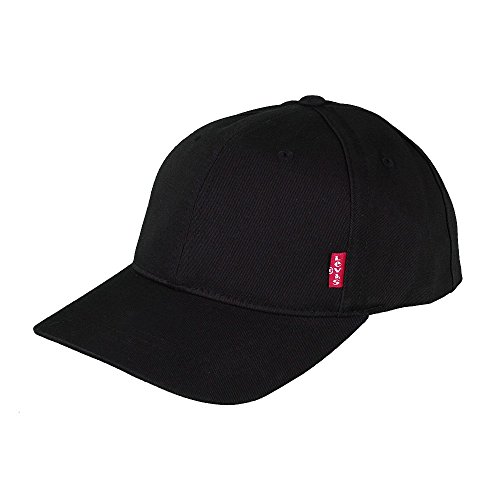 Levi's Homme Classic Twill Red Tab casquette de Baseball, Schwarz (Black), Taille unique EU