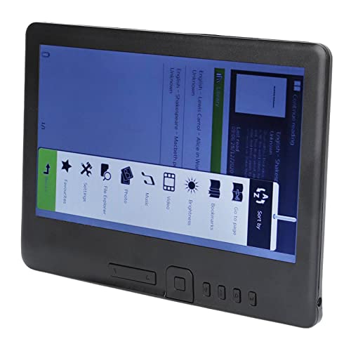 RongM Liseuse Noire, 16: 9 TFT-LCD avec éCran Couleur 7 Pouces e-Reader en EPUB, PDF à TXT 4 Go