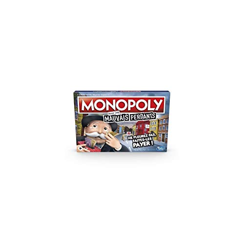 Monopoly Mauvais Perdants - Jeu de societe - Jeu de plateau - Version française