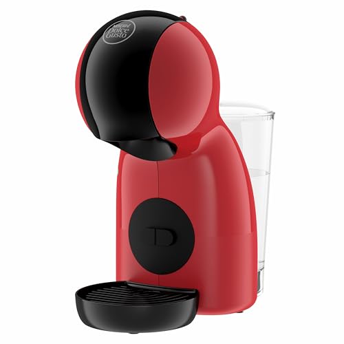 Krups Nescafé Dolce Gusto Machine à café capsules, Pression 15 bars, Cafetière dosettes, Multi-boissons froides ou chaudes, Intuitive, Compact, Mode éco, Piccolo XS Rouge KP1A3510