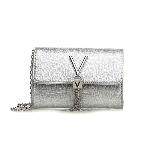 Valentino Divina, Pochette Femme, Argento, Taille Unique