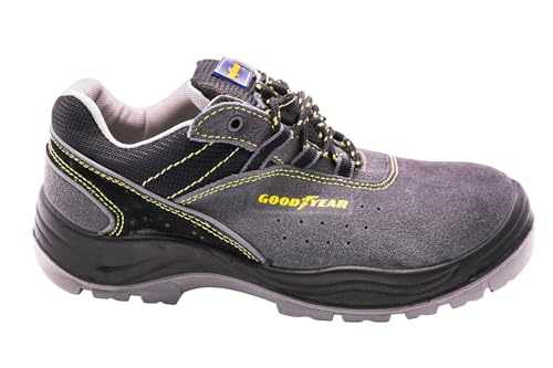 Goodyear G138106C – Chaussure en cuir croûte - Homme - Gris - 42 EU