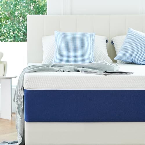 Molblly Matelas 140x190X25CM 25 cm d'épaisseur Mousse à Mémoire de Forme Haute Densité,Tissu de Surface Souple&Parfait Soutien Haute Resilience Ultra Respirante(140 * 190 * 25CM)