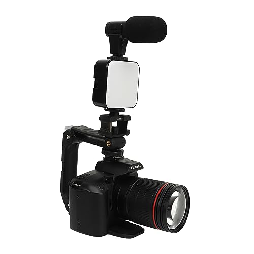 Appareil Photo Numérique 4K 64MP avec Microphone, Caméscope Vidéo HD avec Vision Nocturne WiFi avec Lumière D'appoint, Zoom Numérique 16x, écran IPS 3,0 Pouces, Caméra de