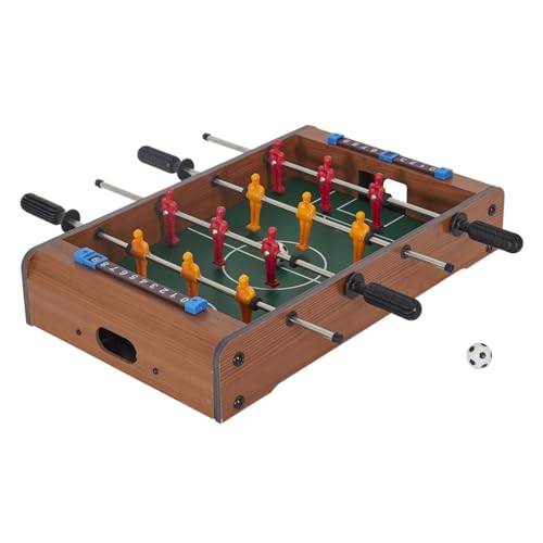 MISTER GADGET MG2018 Jeu de Table Baby-Foot avec 2 Panneaux de Score et 2 balles Bois métal et Plastique, Aléatoire : Multicolore ou Jaune et Rouge, 51 x 31 x 10 cm