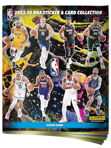 Panini Ball Basket NBA US 2023-2024 Album + Range Cartes, Imprimé Lettres, 004605AF