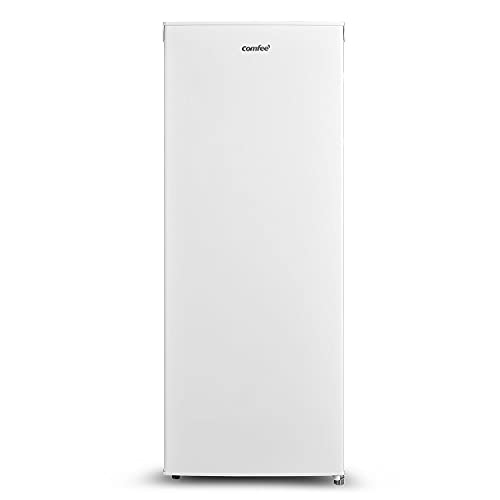 COMFEE' RCU160WH2(E) congélateur-142 cm de hauteur-Capacité de congélation 160 L-183 kWh par an-Porte réversible-Contrôle de température-Pieds réglables-Blanc-42 dB