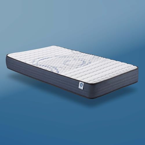 NATURALEX - Matelas 90x190 cm - Perfect Dream - Mousse à mémoire de Forme et Blue Latex - Thermorégulateur - 7 Zones de Confort - Réversible - Ergonomique - Respirant - Très Durable