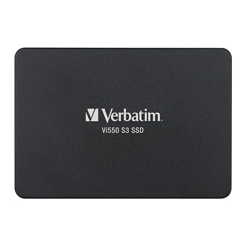 VERBATIM Vi550 S3 SSD - SSD interne 256GB - Solid State Drive - 2.5'' interface SATA III - disque dur interne SSD technologie 3D NAND - SSD 256GB haute performance - 560MB/s - noir