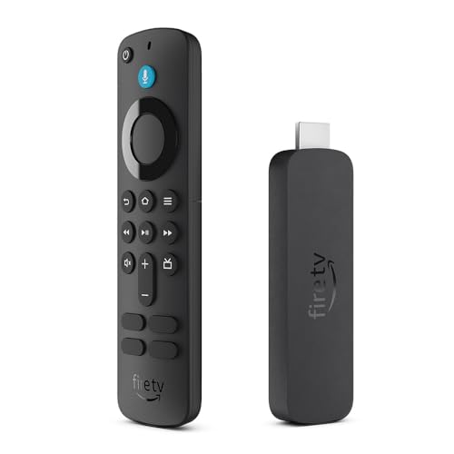 Amazon Fire TV Stick 4K | Appareil de streaming avec prise en charge du Wi-Fi 6 et des technologies Dolby Vision/Atmos et HDR10+