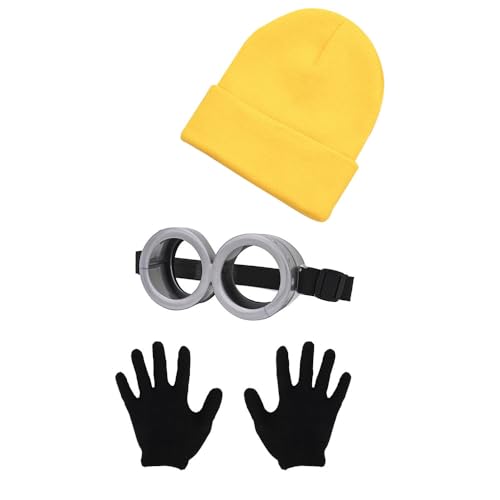 CozofLuv Accessoire de costume pour homme pour Halloween Cosplay (Minion)