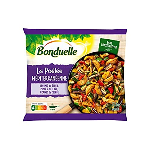 Bonduelle Poêlée méditerranéenne, surgelé - Le sachet de 750g