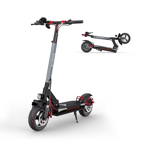 ENGWE Trottinette Électrique Pliante Adulte, 10 * 4.0'' Roues Pneumatiques, Batterie 48V 18.2AH, Autonomie Max. 70km, Ecran LCD, Double Amortisseur, Scooter Électrique de Ville Y600