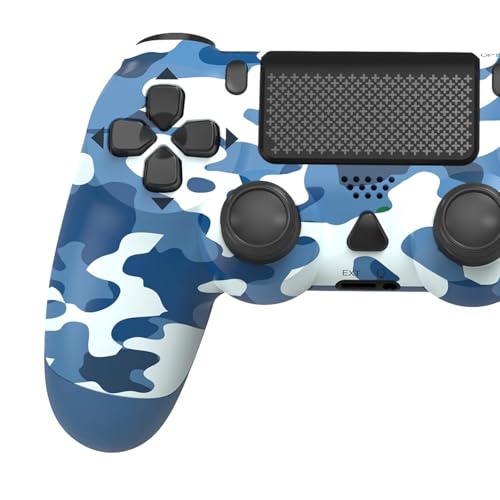 YCCSKY Manette pour PS4, Contrôleur sans Fil pour PS4, Fonctions Audio à Double Vibration/Pavé Tactile/Gyroscope à 6 Axes Contrôleur Gamepad Mannette de Jeu Compatible avec Console PS4/PC/Slim/Pro