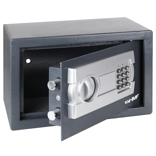 HMF 4612112 Coffre-fort de meubles avec serrure électronique à combinaison | 31 x 20 x 20 cm | Anthracite