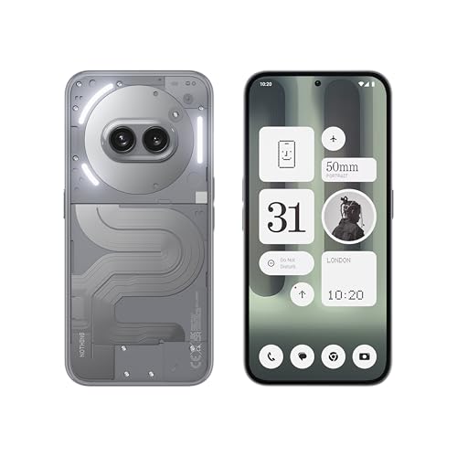 Nothing Phone (2a) Plus 12+ 256 GB - Telephone Portable avec Appareil Photo Frontal 50 MP, Charge Rapide 50 W OS 2.6 - Gris