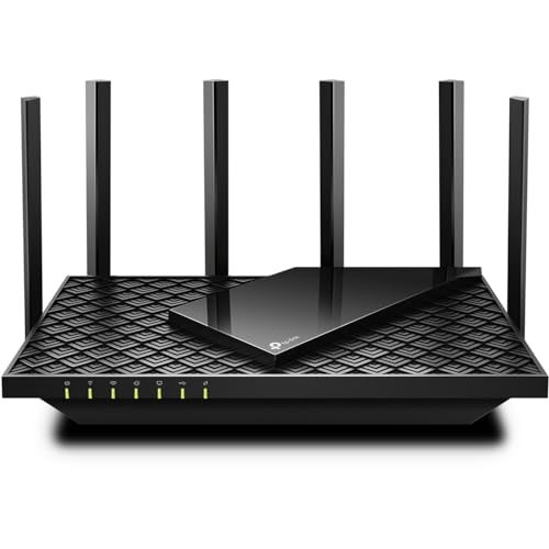 TP-Link Routeur WiFi 6 AX 5400 Mbps bi-bande, 5 ports Gigabit, 6 antennes à haute performance, OneMesh, WPA3, Contrôle parental, 1 USB 3.0 port, (Archer AX73)