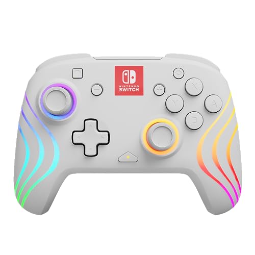 Official Afterglow Wave Wireless Controller Nintendo Switch - White