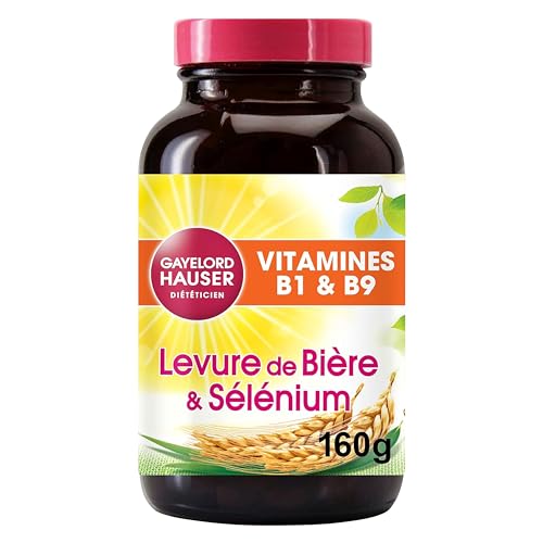 GAYELORD HAUSER - Levure de Bière/Sélénium - Source de Vitamine E et B9 - Flacon de 400 Comprimés