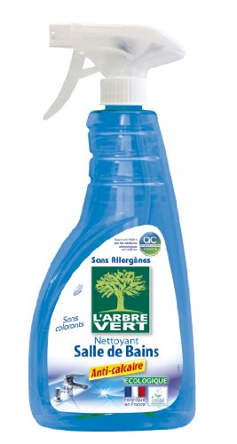 L'Arbre Vert Nettoyant salle de Bains anti-calcaire écologique - Le spray de 740ml