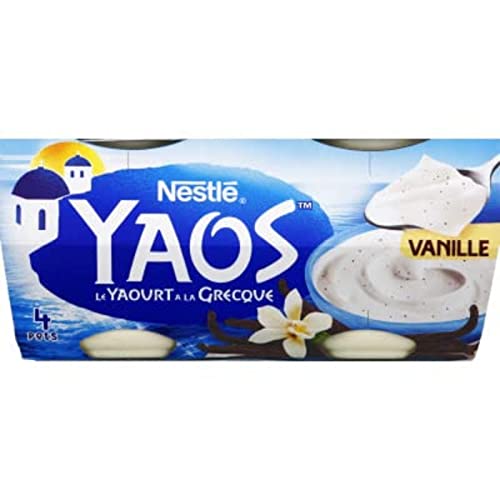 Yaos Yaourt à la Grecque vanille - Les 4 pots de 125g