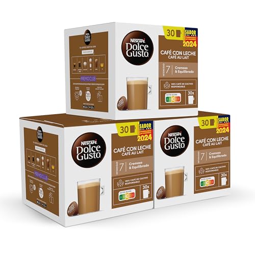 Nescafé Dolce Gusto Café au Lait - Café - 90 Capsules (Pack de 3 boîtes XL x 30)