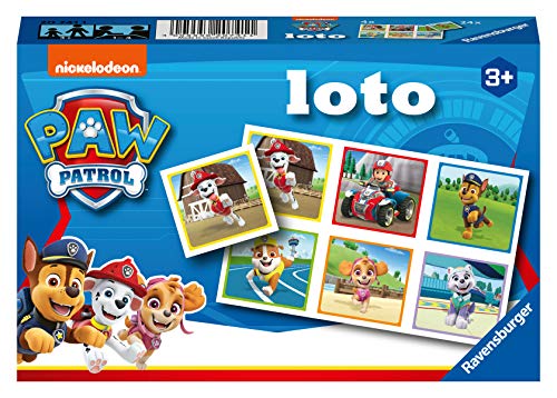 Ravensburger - Jeu Educatif - Loto- Pat'Patrouille - Un premier jeu éducatif mêlant observation , association et mémorisation - A partir de 3 ans - 20741