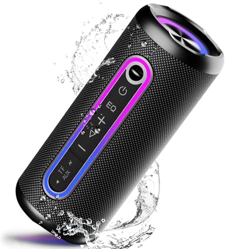 Taopodo Enceinte Bluetooth Portable 5.4 sans Fil avec Bass Puissantes, 30W Son Surround à 360 degrés, Autonomie 30 hrs,Appairage TWS, Haut Parleur Bluetooth étanche IP7,pour l'extérieur/La Fête/Voyage