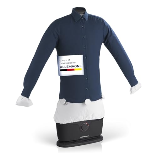 CLEANmaxx Repassage automatique de chemises PRO | Remplace le fer à repasser, le défroisseur vapeur et le steamer | Appareil de repassage pour chemises, chemisiers & t-shirts | Innovant & efficace