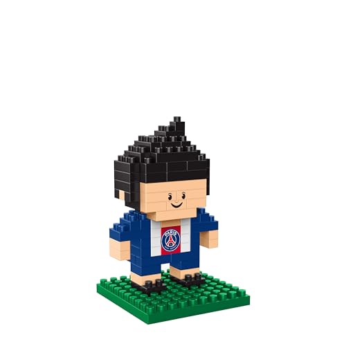 FOCO Mini joueur 3D sous licence officielle Paris Saint-Germain FC PSG BRXLZ Briques, PZLI3DPLPSG