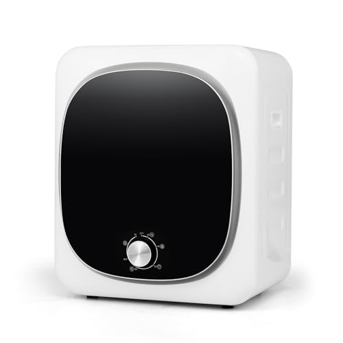 GOPLUS Sèche Linge 4KG 800W, Sèche Linge à évacuation 5 Programmes, Protection Contre Surchauffe et Filtration Multiple, Sèche-Linge Électrique pour Appartement, Dortoir (Classique)